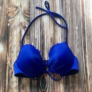 Victoria’s Secret Blue halter bikini top
